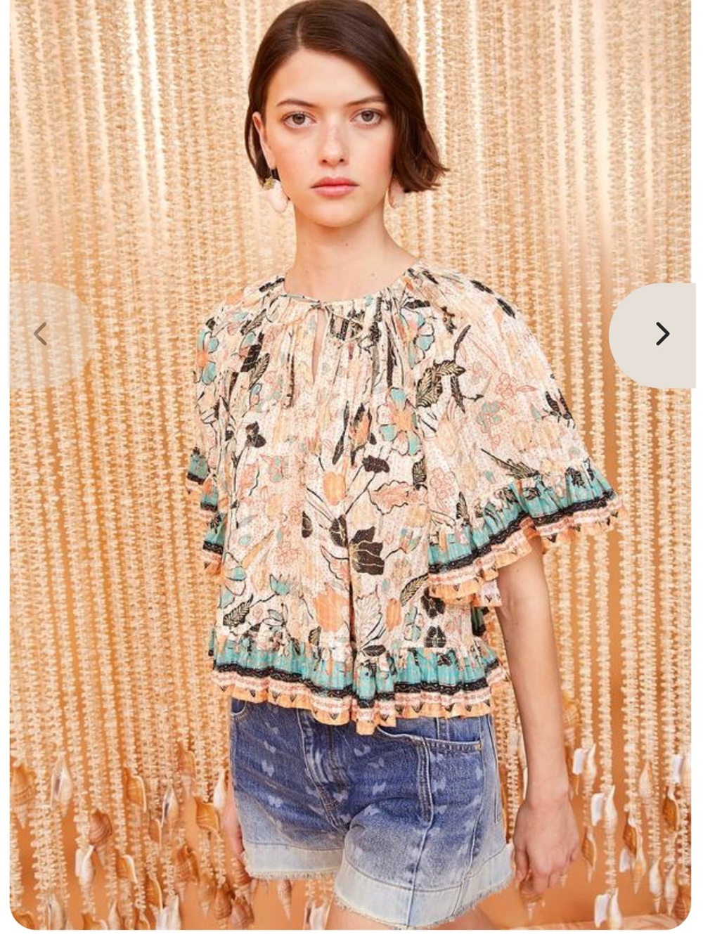 NWT ULLA JOHNSON Alessia Top US 2
